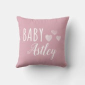 Gepersonaliseerd meisje kussen (Achterkant)