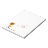 Gepersonaliseerd meisje met cloud notitieblok (Linkerzijde)