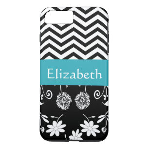 Gepersonaliseerd meisje Mod Daisies & Chevron met  Case-Mate iPhone Case