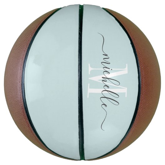 Gepersonaliseerd meisje monogrammed Pink Basketbal (Verticaal)