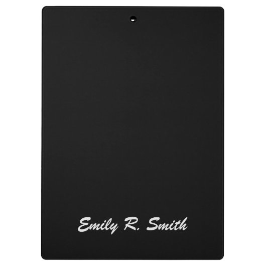 Gepersonaliseerd meisje op paard met moedig citaat klembord (Achterkant)