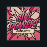 Gepersonaliseerd MEISJE POWER Comic Book Pop Art Hout Afdruk<br><div class="desc">Personaliseer de naam aan creëer een super koele en trendy stripboek pop art GIRL POWER superhero houten wandkunst. Een geweldig cadeau voor jou, je vrienden of je familie. Een cool, trendy en leuk ontwerp dat de wham, zap, pow in je dag plaatst. Ontworpen door ComicBookPop© Bezoek ComicBookPop op www.zazzle.com/comicbookpop* voor...</div>