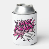 Gepersonaliseerd MEISJE POWER Meisjes Weekend Blikjeskoeler (Blikje Voorkant)