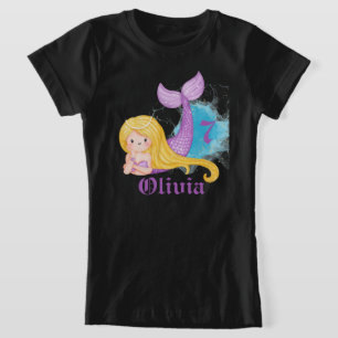 Gepersonaliseerd meisje ter gelegenheid van de ver t-shirt