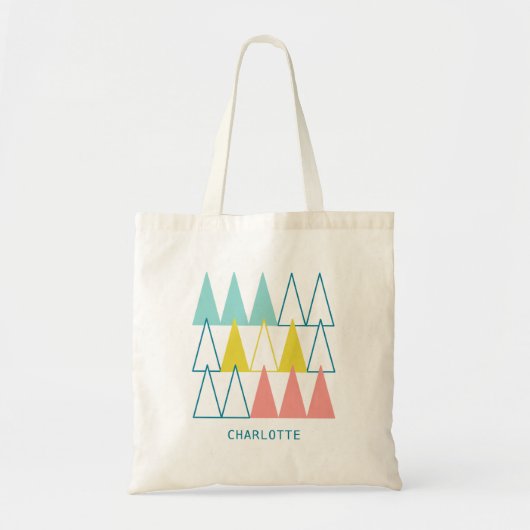 Gepersonaliseerd meisje tote bag (Voorkant)