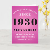 Gepersonaliseerd meisje van 1930 voor haar kaart (Gele Bloem)