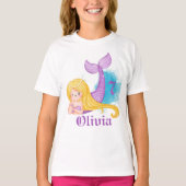 Gepersonaliseerd meisje van de verjaardag t-shirt (Voorkant)