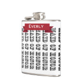 Gepersonaliseerd meisje van Honor Bridesmaid Flask Heupfles (Links)