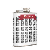 Gepersonaliseerd meisje van Honor Bridesmaid Flask Heupfles (Rechts)