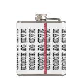 Gepersonaliseerd meisje van Honor Bridesmaid Flask Heupfles (Achterkant)