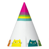 Gepersonaliseerd Meisje Verjaardagsfeest Feesthoedjes (Achterkant)