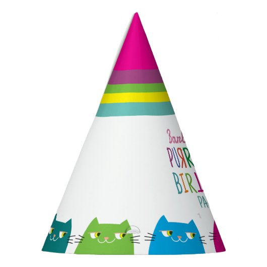 Gepersonaliseerd Meisje Verjaardagsfeest Feesthoedjes (Links)