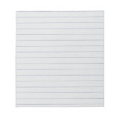 Gepersonaliseerd MemoPad met Bedrijfs Lijnen Notitieblok (Voorkant)