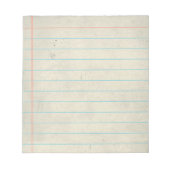  Gepersonaliseerd MemoPad met Bedrijfs Lijnen Notitieblok (Voorkant)