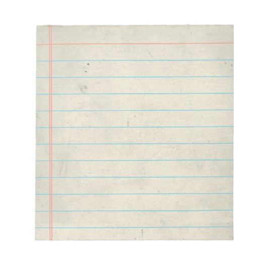  Gepersonaliseerd MemoPad met Bedrijfs Lijnen Notitieblok (Voorkant)