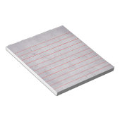 Gepersonaliseerd MemoPad met Bedrijfs Lijnen Notitieblok (Schuin)