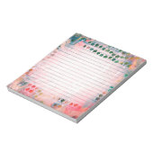  Gepersonaliseerd MemoPad met Bedrijfs Lijnen Notitieblok (Linkerzijde)