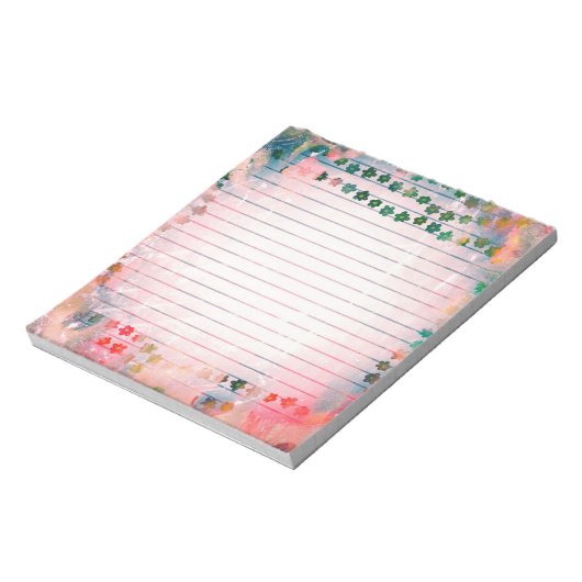 Gepersonaliseerd MemoPad met Bedrijfs Lijnen Notitieblok (Linkerzijde)