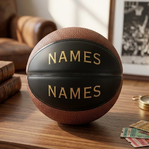 Gepersonaliseerd met achternaam of bijnaam erop basketbal