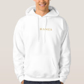 Gepersonaliseerd met achternaam of bijnaam erop hoodie (Voorkant)