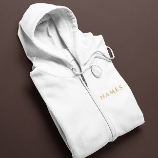 Gepersonaliseerd met achternaam of bijnaam erop hoodie