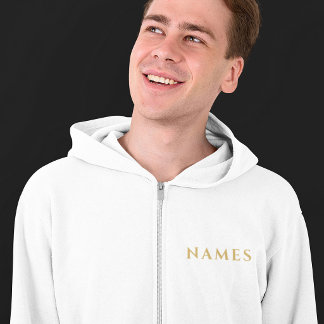 Gepersonaliseerd met achternaam of bijnaam erop hoodie