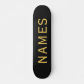 Gepersonaliseerd met achternaam of bijnaam erop persoonlijk skateboard (Voorkant)