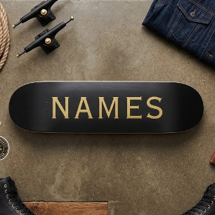 Gepersonaliseerd met achternaam of bijnaam erop persoonlijk skateboard