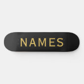 Gepersonaliseerd met achternaam of bijnaam erop persoonlijk skateboard (Horizontaal)