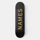 Gepersonaliseerd met achternaam of bijnaam erop persoonlijk skateboard (Voorkant)