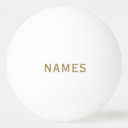Gepersonaliseerd met achternaam of bijnaam erop pingpongbal (Voorkant)