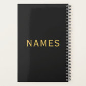 Gepersonaliseerd met achternaam of bijnaam erop planner (Achterkant)