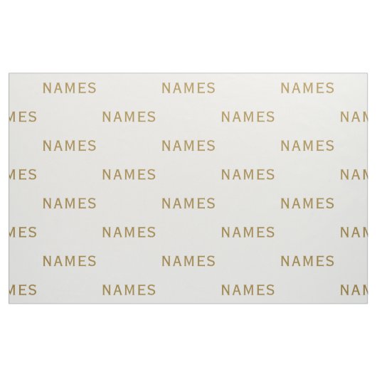 Gepersonaliseerd met achternaam of bijnaam erop stof (Yard (91,4 cm))