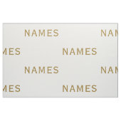 Gepersonaliseerd met achternaam of bijnaam erop stof (Fat Quarter)