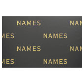Gepersonaliseerd met achternaam of bijnaam erop stof (Fat Quarter)