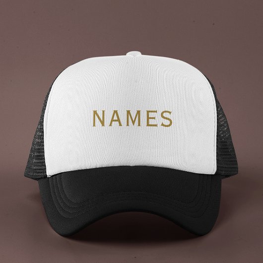 Gepersonaliseerd met achternaam of bijnaam erop trucker pet