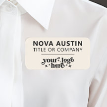 Gepersonaliseerd met bedrijf Logo werknemer Magnet