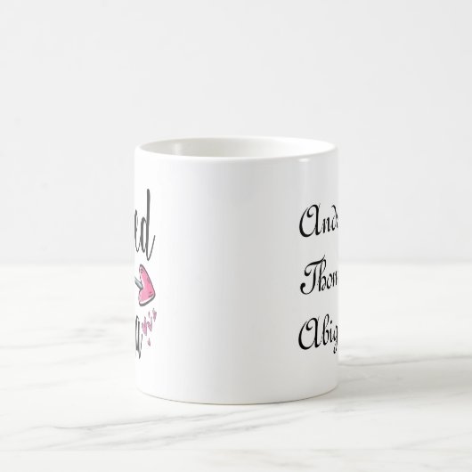 Gepersonaliseerd met de naam van kinderen Gezegend Koffiemok (Center)