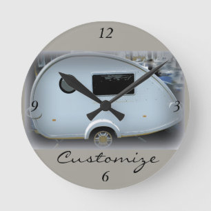 Gepersonaliseerd met de Vintage van Retro Ronde Klok