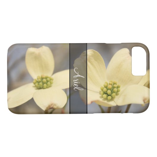 Gepersonaliseerd met Foto van 2 Bloesems van de Case-Mate iPhone Case (Achterkant (Horizontaal))