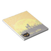 Gepersonaliseerd met Halloween-thema Notitieblok (Schuin)