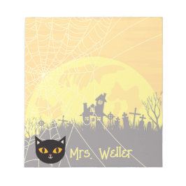 Gepersonaliseerd met Halloween-thema Notitieblok