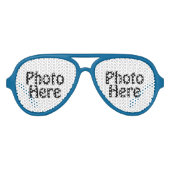 Gepersonaliseerd met je favoriete foto aviator zonnebril (Voorkant)