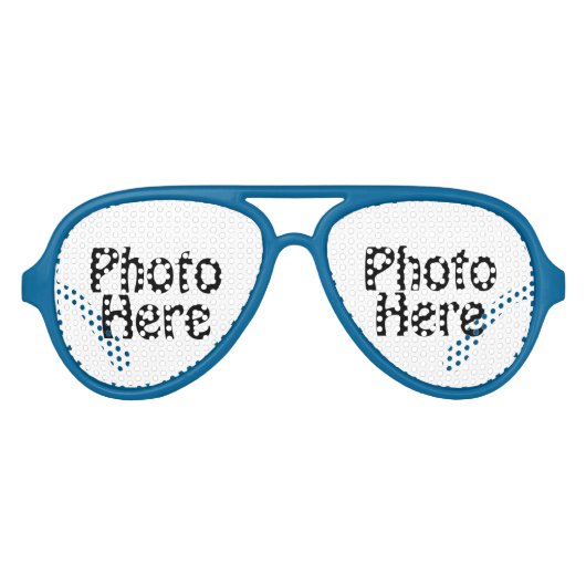 Gepersonaliseerd met je favoriete foto aviator zonnebril (Voorkant)