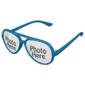 Gepersonaliseerd met je favoriete foto aviator zonnebril (Gekanteld)