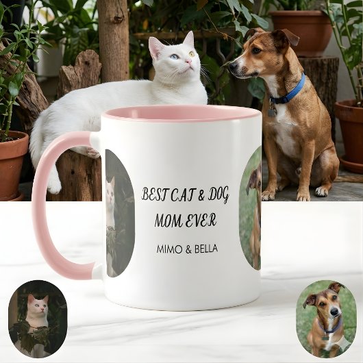 Gepersonaliseerd met Mimo & Bella Beste Kat & Hond Mok