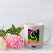 Gepersonaliseerd met Monogram op Geometrische acht