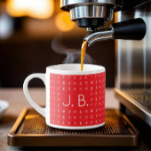 Gepersonaliseerd met Monogram & Runic Symbool Espresso Kop