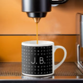 Gepersonaliseerd met Monogram & Runic Symbool Espresso Kop