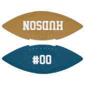 Gepersonaliseerd met naam en aantal american football (Panelen)